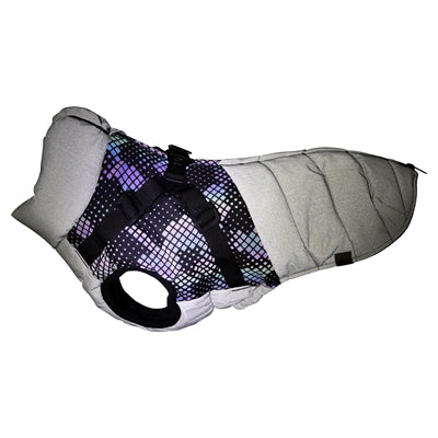 Trixie Dog Coat Pontis With Harness Reflect Grey