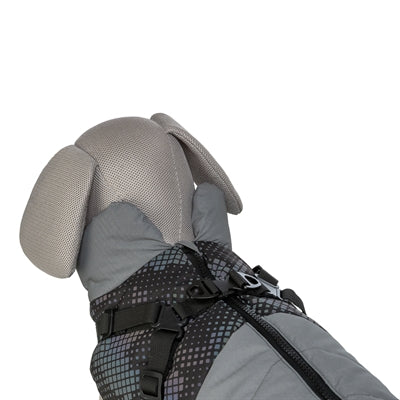 Trixie Dog Coat Pontis With Harness Reflect Grey
