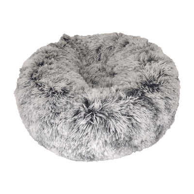 Croci Dog Bed Donut Bicolor Black