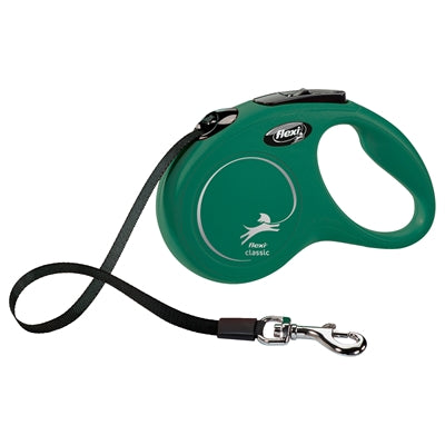Flexi Retractable Lead Classic Tape Olive Green