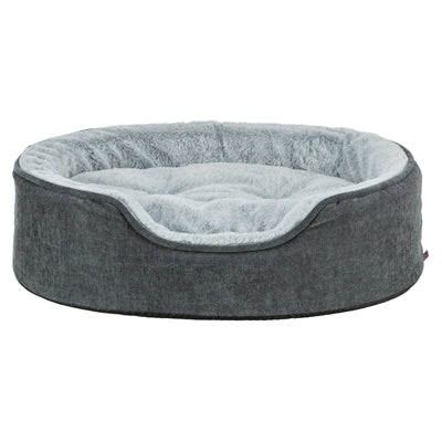 Trixie Vital Dog Bed Lino Soft Oval Grey / Light Grey