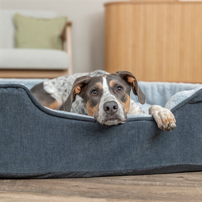Trixie Vital Dog Bed Lino Soft Oval Grey / Light Grey