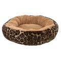 Trixie Dog Bed Leo Soft Round Plush Brown / Leopard Print 50 Cm