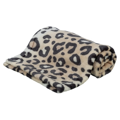 Trixie Dog Blanket Leo Soft Plush Cream / Leopard Print 70X50 Cm