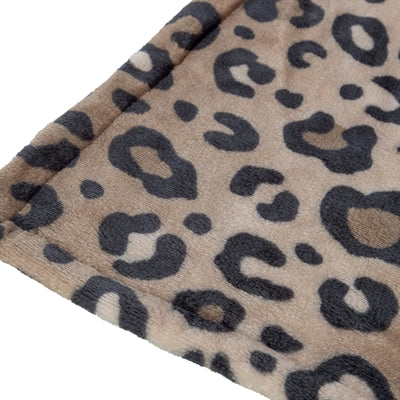 Trixie Dog Blanket Leo Soft Plush Brown / Panther Print 70X50 Cm