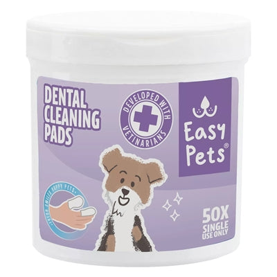 Easypets Tooth Cleaning Pads 50 Pc
