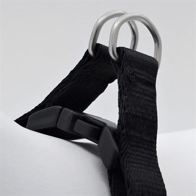 Morso Mini Dog Harness Adjustable Recycled Black 29-38X2.5 Cm
