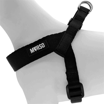 Morso Mini Dog Harness Adjustable Recycled Black