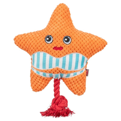 Trixie Starfish With Rope Toy Orange 22X18X7.5 Cm