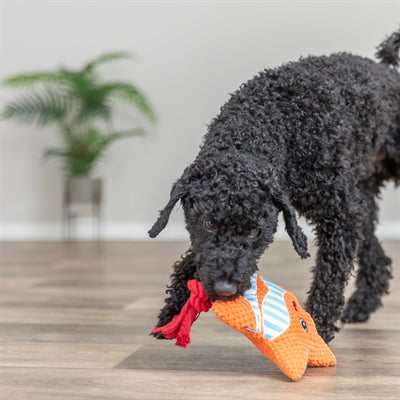Trixie Starfish With Rope Toy Orange 22X18X7.5 Cm