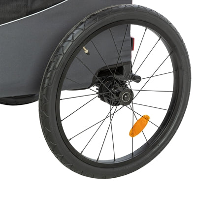 Trixie Dog Bike Trailer Grey / Red