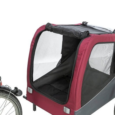 Trixie Dog Bike Trailer Grey / Red
