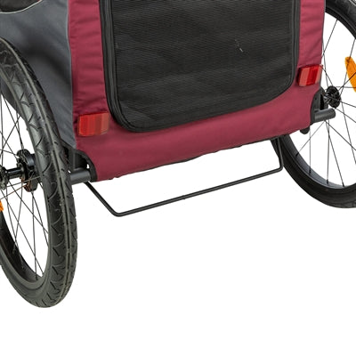 Trixie Dog Bike Trailer Grey / Red