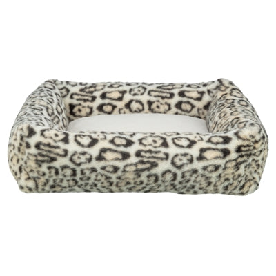 Trixie Dog Bed Leo Corner Leopard Print Cream