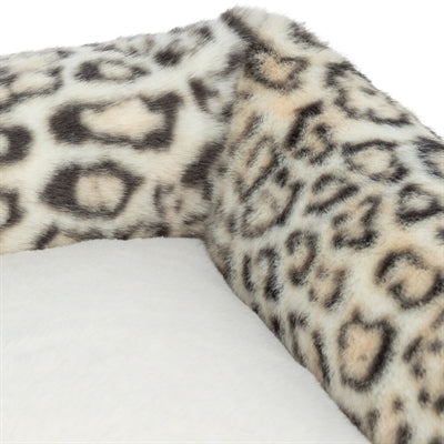 Trixie Dog Bed Leo Corner Leopard Print Cream