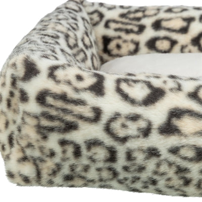 Trixie Dog Bed Leo Corner Leopard Print Cream
