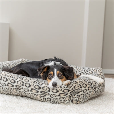 Trixie Dog Bed Leo Corner Leopard Print Cream