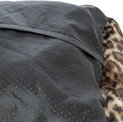 Trixie Dog Bed Leo Corner Leopard Print Brown