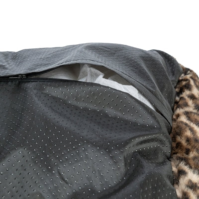 Trixie Dog Bed Leo Corner Leopard Print Brown