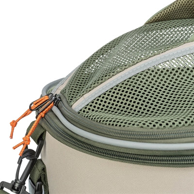Trixie Bicycle Basket For Carrier Rack Polyester Olive Green / Beige 46X33X40 Cm