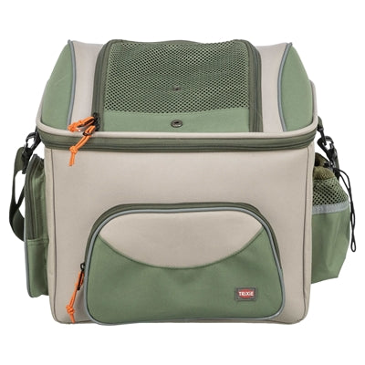 Trixie Bicycle Basket For Handlebars Polyester Olive Green / Beige 48X34X40 Cm