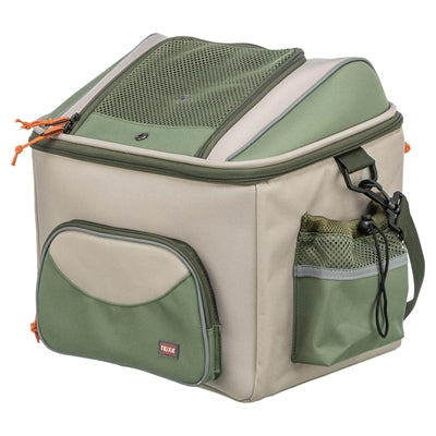 Trixie Bicycle Basket For Handlebars Polyester Olive Green / Beige 48X34X40 Cm