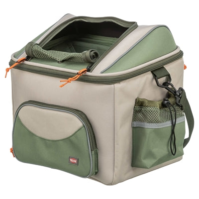 Trixie Bicycle Basket For Handlebars Polyester Olive Green / Beige 48X34X40 Cm