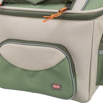 Trixie Bicycle Basket For Handlebars Polyester Olive Green / Beige 48X34X40 Cm