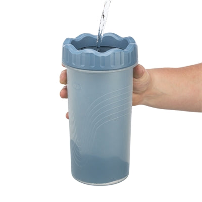 Trixie Paw Cleaner Tpr / Pp Dark Grey / Blue L-Xl