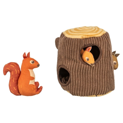 Trixie Log With Squirrel 16 Cm