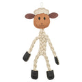 Trixie Sheep Rope With Leather Brown 42 Cm