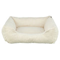 Trixie Vital Dog Bed Jonna Corner Ribbed Velvet Cream