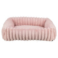Trixie Dog Bed Lonni Corner Rib Velvet Pink