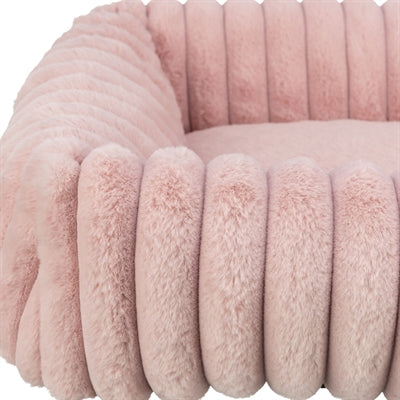 Trixie Dog Bed Lonni Corner Rib Velvet Pink