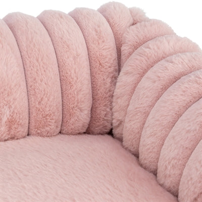 Trixie Dog Bed Lonni Corner Rib Velvet Pink