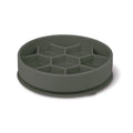 Zolux Feeding Bowl Dog Slow Feed With Suction Cups Silicone Grey