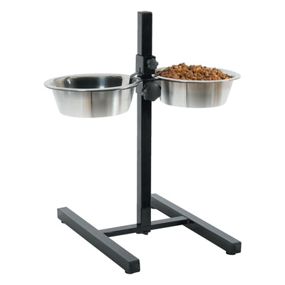 Zolux Feeding Stand Feeding Bowl / Water Bowl Adjustable Stainless Steel