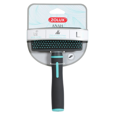 Zolux Anah Slicker Brush With Soft Tips Black / Blue