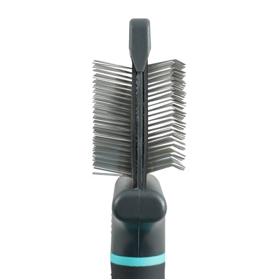Zolux Anah Slicker Brush Double-Sided Flexible Black / Blue