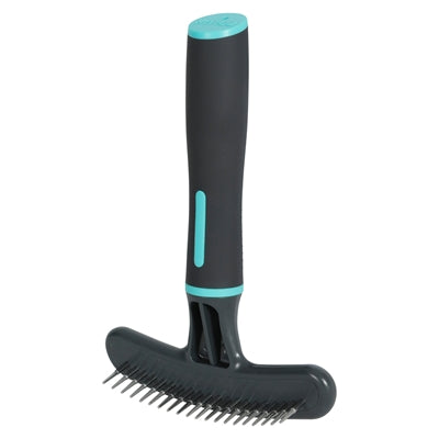 Zolux Anah Rake With 20 Metal Teeth Black / Blue 12X3X17,5 Cm