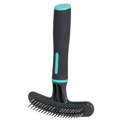 Zolux Anah Roskam Double Row Metal Teeth Black / Blue 12X3X17,5 Cm