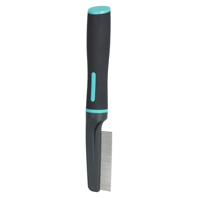 Zolux Anah Flea Comb All Coat Types Black / Blue 3,2X2,5X21 Cm