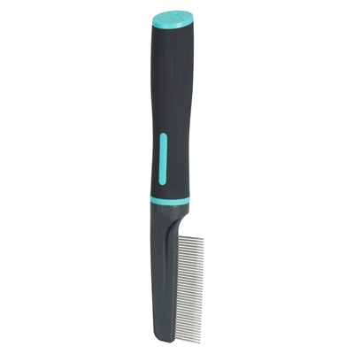 Zolux Anah Comb Fine Teeth Black / Blue 3.5X2.5X21 Cm