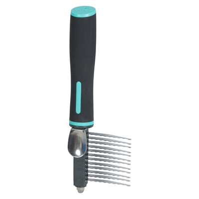 Zolux Anah Dematting Comb With 12 Blades Black / Blue 7,5X2,5X19 Cm