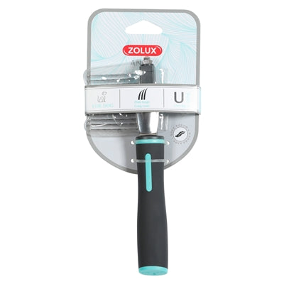 Zolux Anah Dematting Comb With 12 Blades Black / Blue 7,5X2,5X19 Cm