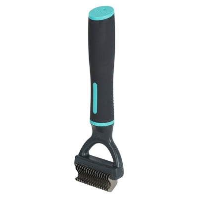 Zolux Anah De-Matting Comb With 16 Teeth Black / Blue 5.5X2.5X18.5 Cm