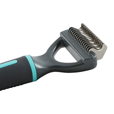 Zolux Anah De-Matting Comb With 16 Teeth Black / Blue 5.5X2.5X18.5 Cm