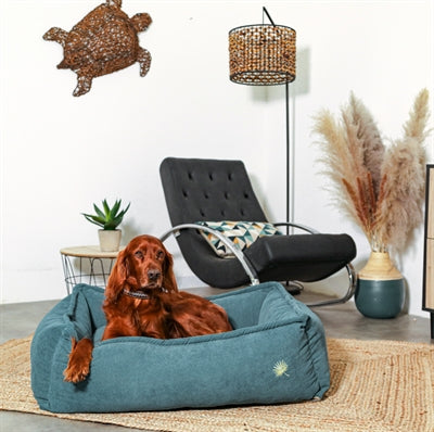 Zolux Dog Bed Toscane Angular Recycled Filling Blue