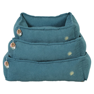 Zolux Dog Bed Toscane Angular Recycled Filling Blue