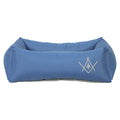 Zolux Dog Bed 4 Seasons Water-Repellent Polyester Angular Blue 74X60X23.5 Cm